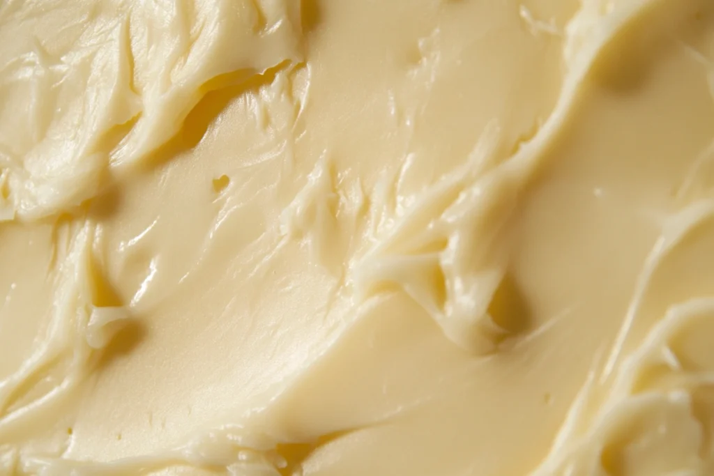 Close up of Monterey Jack cheese, a component of Colby Jack.