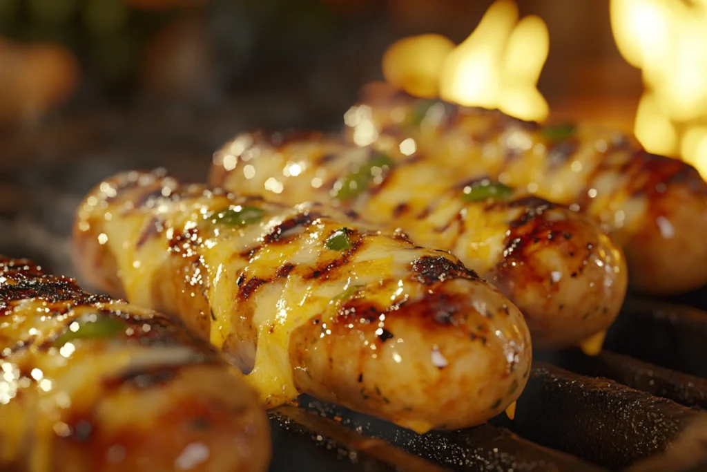 How to cook jalapeño cheddar sausage on grill