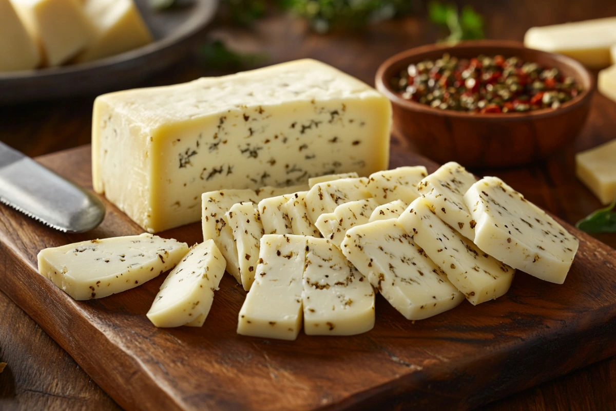 Monterey Cheese Board with Different Varieties